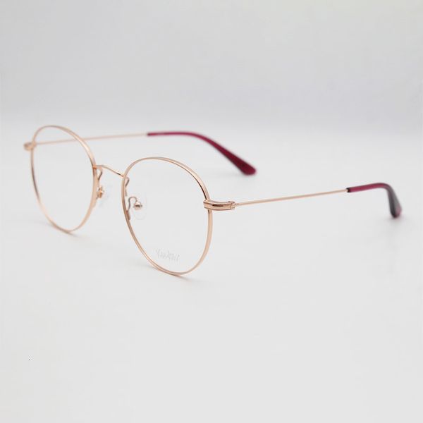 

womens accessories retro round metals glass frames mode computer nice clear lens men and women, White;black