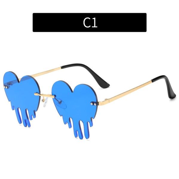 

2021 abay brand trimmed women sunglasses new rimless tear-off sun glasses for woman european american fashion party uv400 oculos, White;black