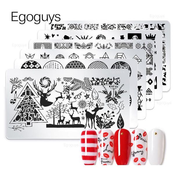 

nail printing stamping templates christmas pictures print snowflake image stamp plates ink stamper uv gel polish transf qylzhv