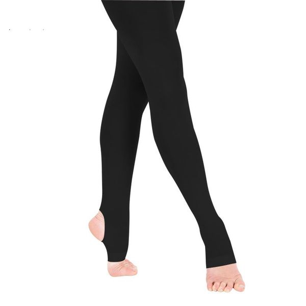 

2 pairs/ pack girls ultra soft pro dance tight/ballet footed tight leggings velvet stocking for children convertible, Black;red