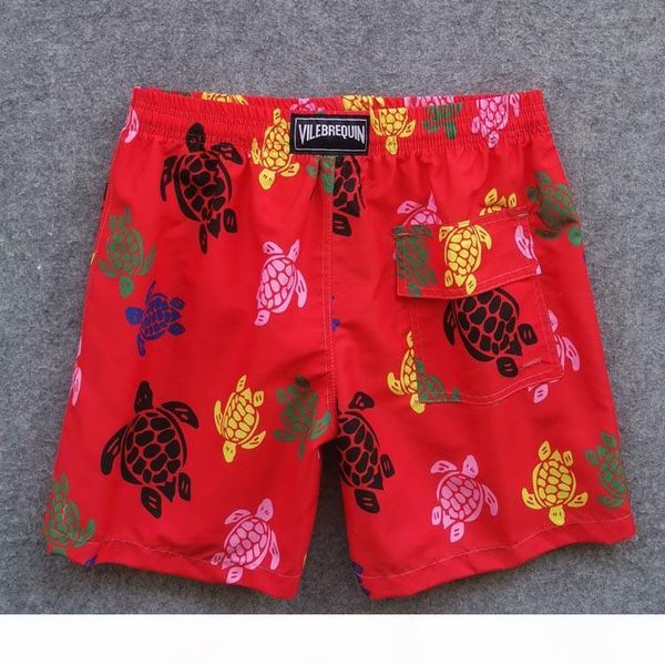 

vilebre brand board shorts men bermuda vilebre turtle printing man boardshort 100% quick dry men's swimwear fzw1808, White;black
