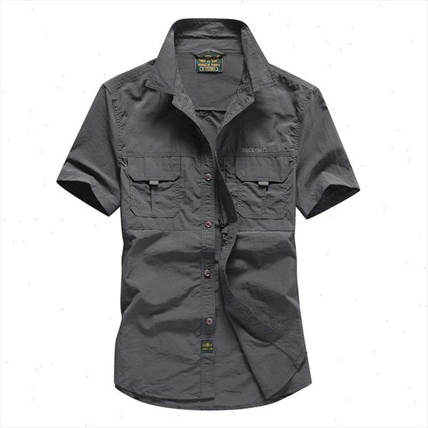 

2021 quick drying men shirts tactical short sleeve shirts male military breathable outwear work shirt men chemise homme, White;black