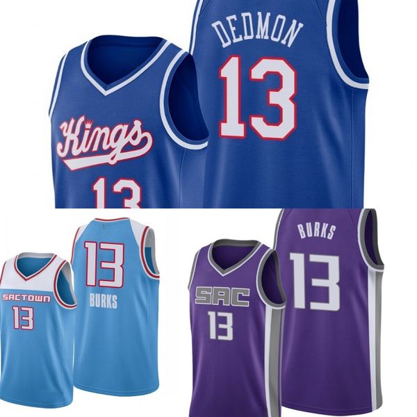 

сакраменто kings мужчины alec burks баскетбол джерси, Black