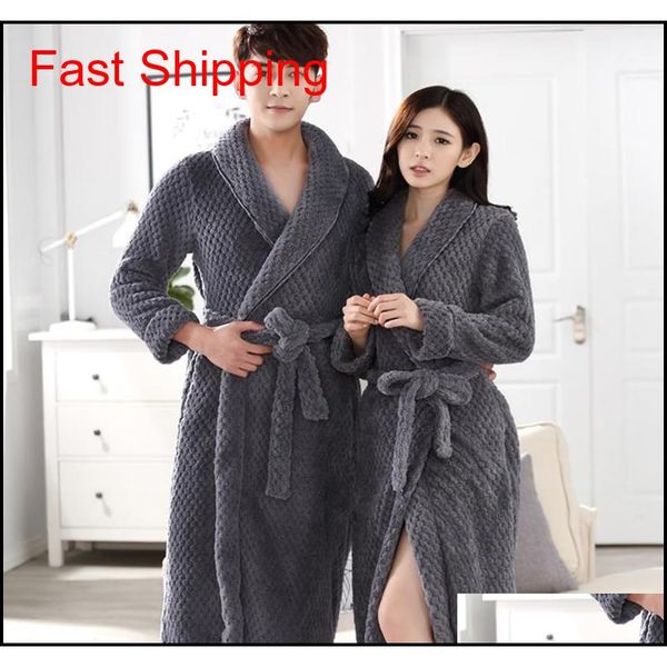 

lovers thick warm winter bathrobe men soft as silk extra long kimono bath robe male dressing gown for me qylxur yh_pack