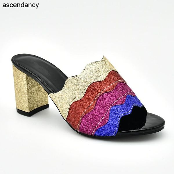 

new arrival summer sandals women high heels shoes decorated with rhinestone summer shoes big size spring platform women, Black