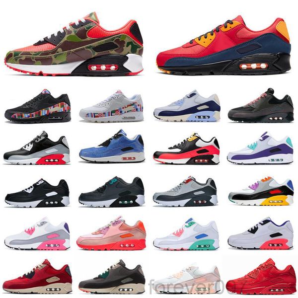 

2021 cushion 90 casual shoes men women 90s black white beige sneakers classic airs outdoor trainer designers shoes hkkg