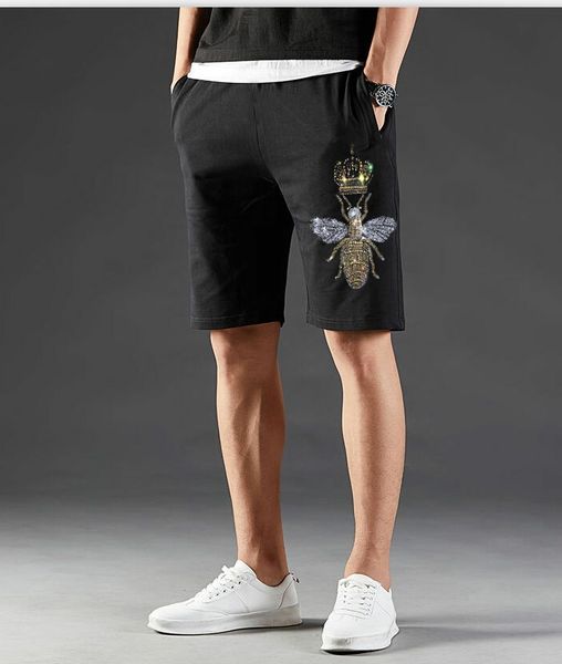 

man's shorts with skull and bee new design pattern 2022 soft and cool apparels, White;black