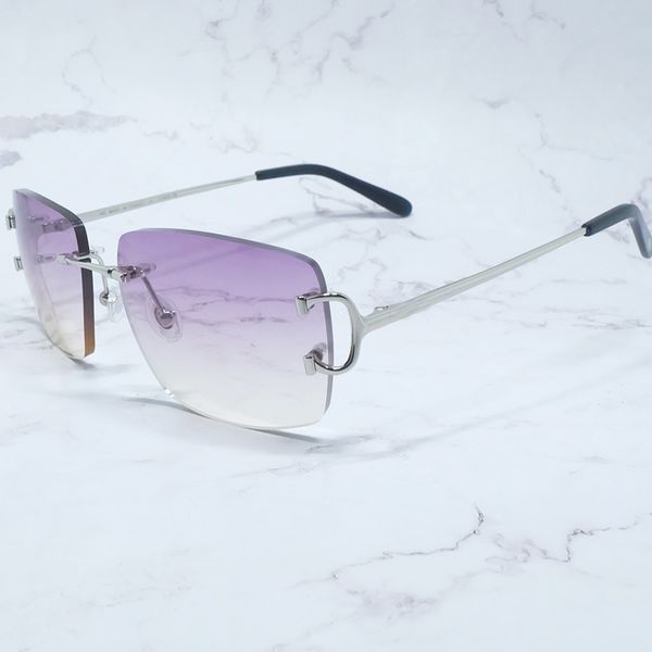 

big sun square sunglasses purple eyewear rimless men vintage designer driving carter carters shades metal glasses c ehqqn, White;black