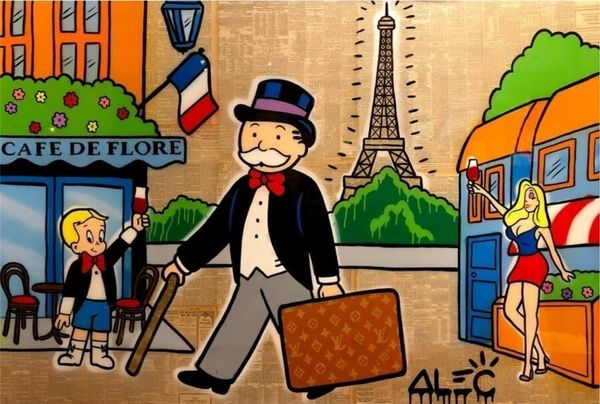 

alec graffiti oil painting pop art cartoon poster prints wall art canvas pictures mural for living room kids room home decoration