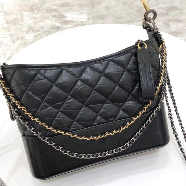 

designer luxury woman bag fashion medium pure steel first layer cowhide high-end shoulder messenger bag