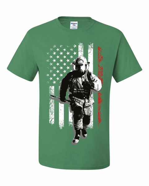 

пожарный герой us flag футболка red stripe пожарно-спасательной fd brand new с коротким рукавом печать мужчины футболка спортивная с капюшон