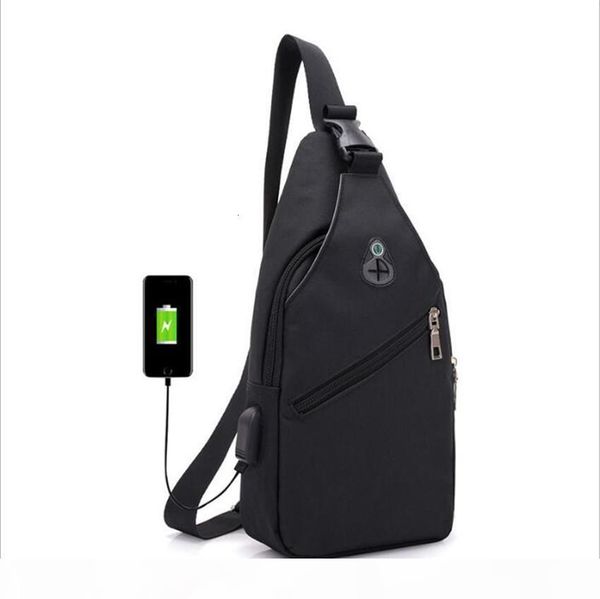 

men's bag shoulder oxford cloth chest crossbody casual messenger bags man usb charging multifunction handbag