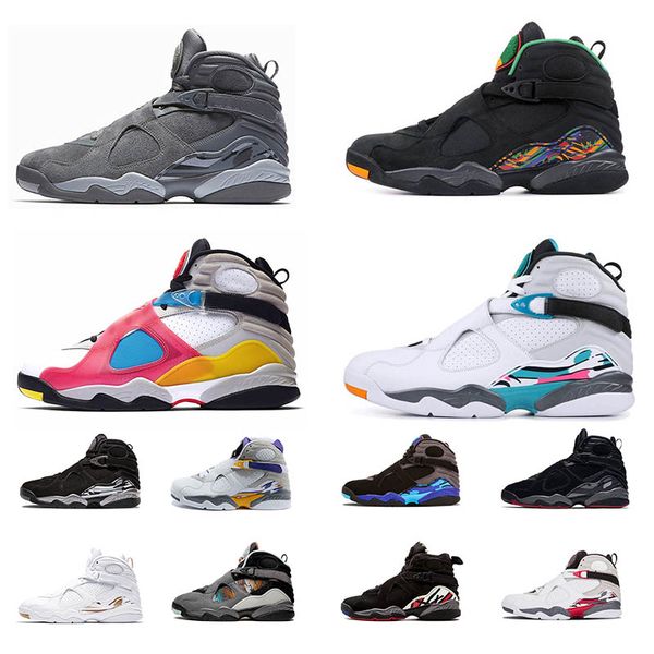 

doernbecher 8 8s men basketball shoes alternate bred cement alternate aqua white chrome cool grey valentines day south beach sports sneakers
