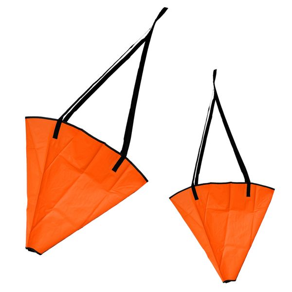 

2 pieces 18 inch + 24 inch pvc fishing sea anchor drogue drifting brake sock for 12-14ft/14-16ft power boat sail boat kayak yacht