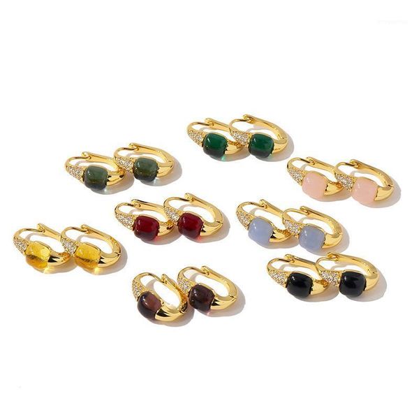 

2020 jewelry delta sigma theta colorful hoop earrings for women1, Golden;silver