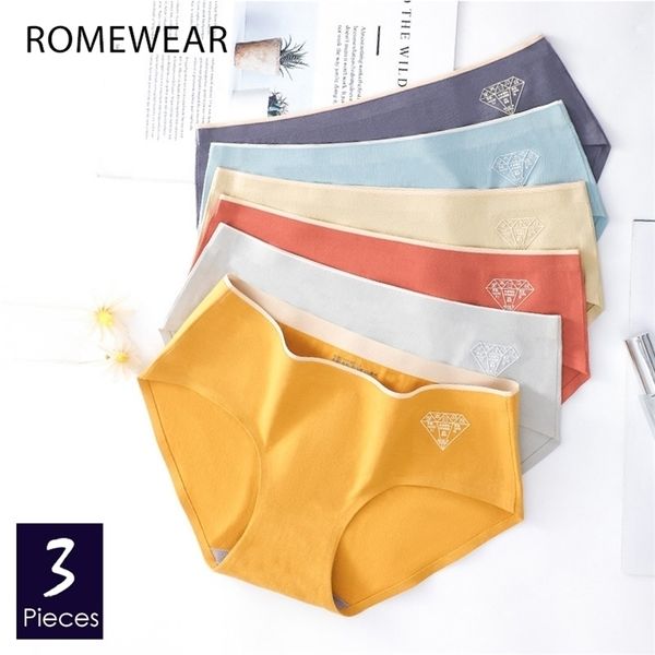 Calcinhas sem costura femininas Briefs Pure Algodão Senhoras Underwear Graphene Crotch Material Saudável Respirável Intimates Lingerie 220311