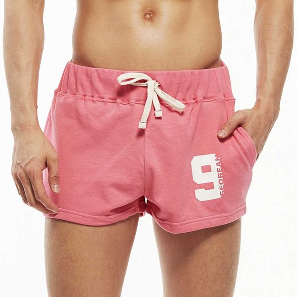 

new corduroy vintage breathable soft trunk elastic casual cotton fashion men's fitness home shorts, White;black