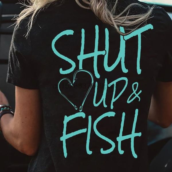 

shut love up fish t-shirt sport hooded sweatshirt hoodie