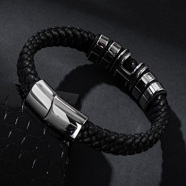 

дикие мужчины браслеты плетеный классический письмо манжета панк из натуральной кожи браслет женщин ювелирные подарки дикарей jllmhi home003, Golden;silver