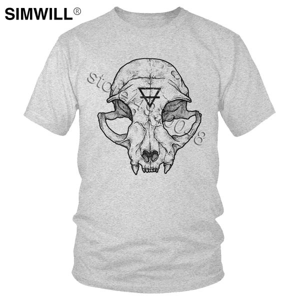 

cool cat skull classic design men's short sleeves fashion skeleton head tee big size apparel sport hooded sweatshirt hoodie men t shir