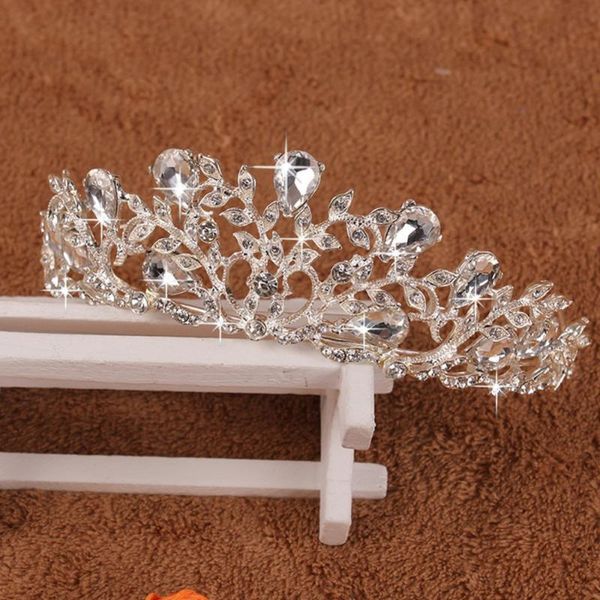 

new bridal crystal rhinestone comb tiaras headband crown wedding prom pageant jewelry #y51#, Golden;silver