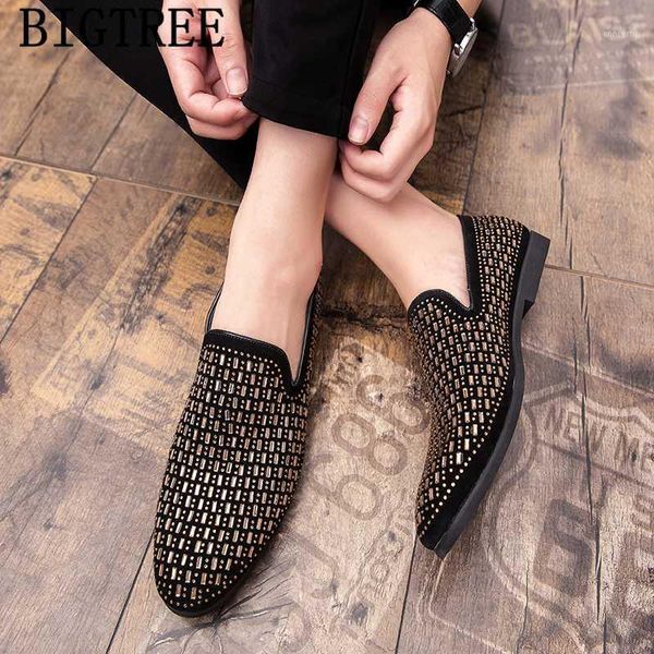 

loafers men formal shoes rhinestone mens dress shoes coiffeur slip dress black party men 2020 scarpe uomo eleganti zapatos1