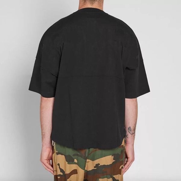 

2020 new mens t shirts tee bat sleeve men and women oversize loose round collar elbow sleeve t-shirts 1618, White;black