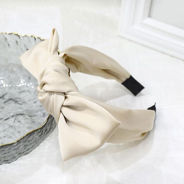 

hair wide side knotted head hoop solid color knot hairband for women cloth headband bezel girls headdress female hair accessory q sqcrws