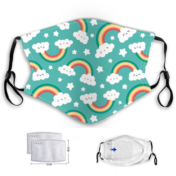 

kids face cartoon animal printed dust dinosaur washable mouth masks reusable mask protective children fashion shield pm2.5