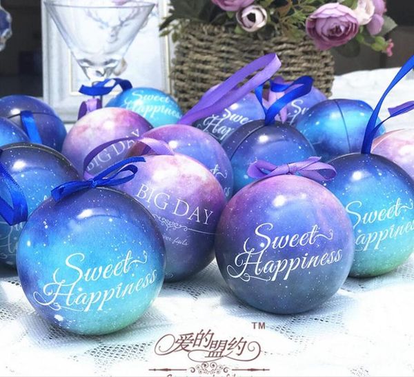 

gift wrap 20pcs 7cm sky with stars spte ball candy chocolate box boxes hanging decor for wedding party birthday baby shower favor