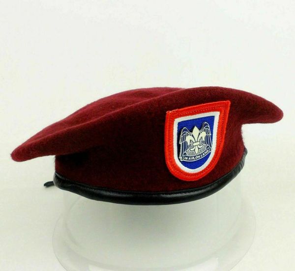 

us 82nd airborne division beret hat special forces red beret cap size  store, Blue;gray
