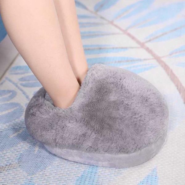 

usb foot warmer cushion electric heater for winter office heating slippers shoes1