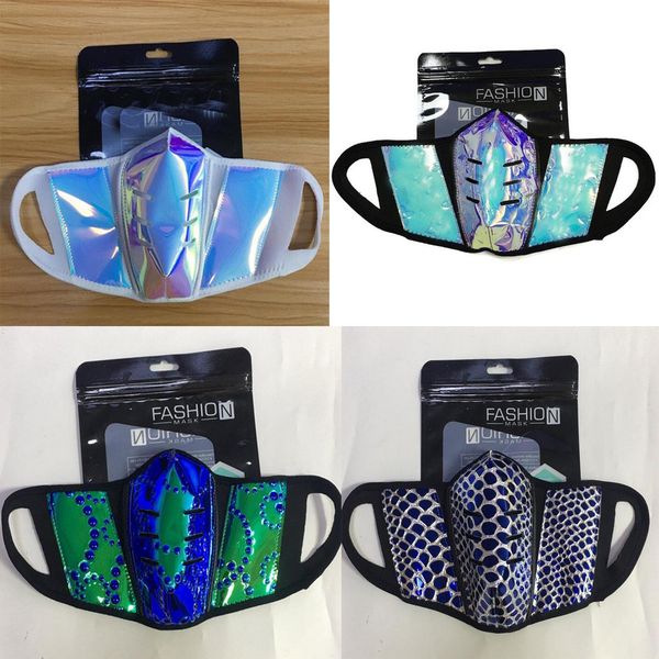 

factoryuxnipu box leather trendy dustproof breathe with facemask fashion print men women durable mouth masks outd