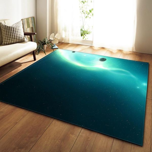 

cushion/decorative pillow 3d galaxy universe planet carpet living room bedroom rug long kitchen area non slip home decorative corridor carpe