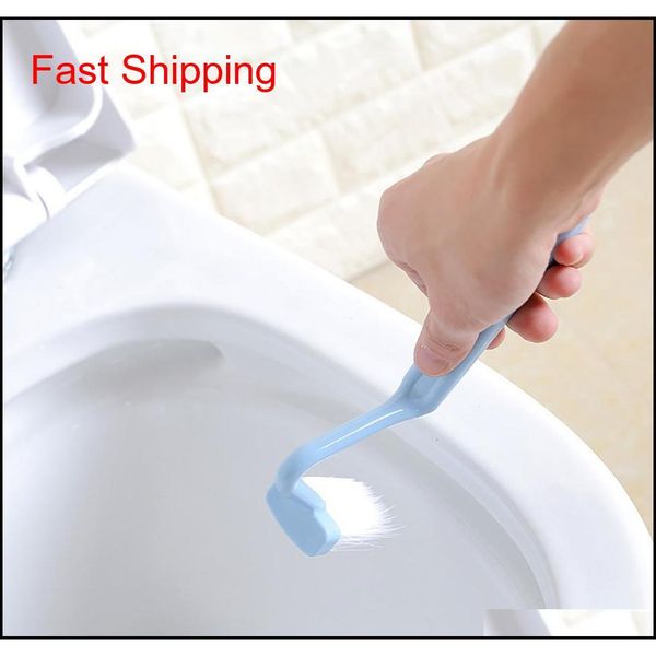 

s-handle toilet brush cleaning brush toilet bending toilet washing utensils multi-functional floor kitchen clean qylaxh toys2010