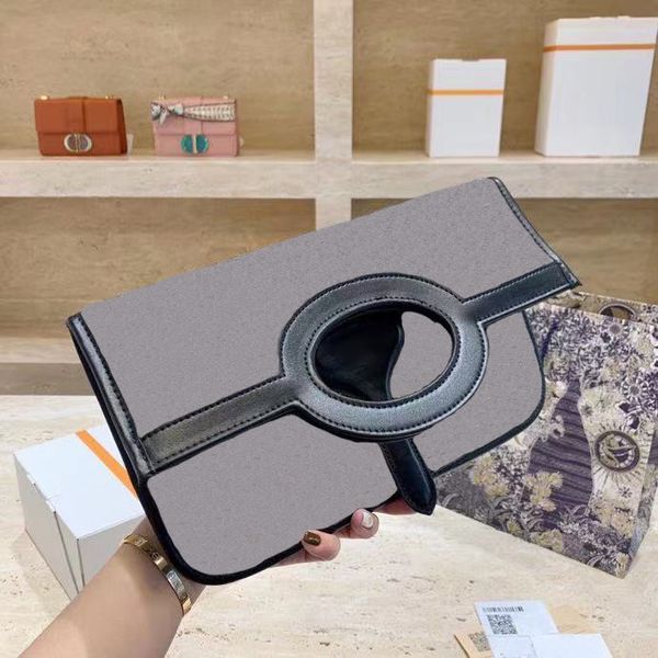 

20ss classic luxury designer old flower letter women clutch bags embroidery canvas vintage letter hasp fashion bags totes