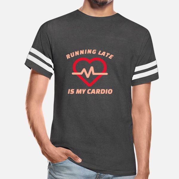 

running late is my cardio t shirt leisure kawaii casual tracksuit hoodie sweatshirt