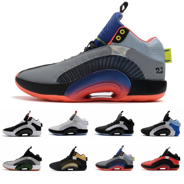 

new arrival jumpman 35 mens basketball shoes 35s center of gravity fragment design zoom trainers sports sneakers scarpe size 40-46