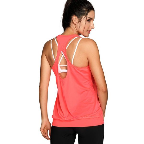 

running jerseys women's workout yoga fitness sports racer back tank, Black;blue