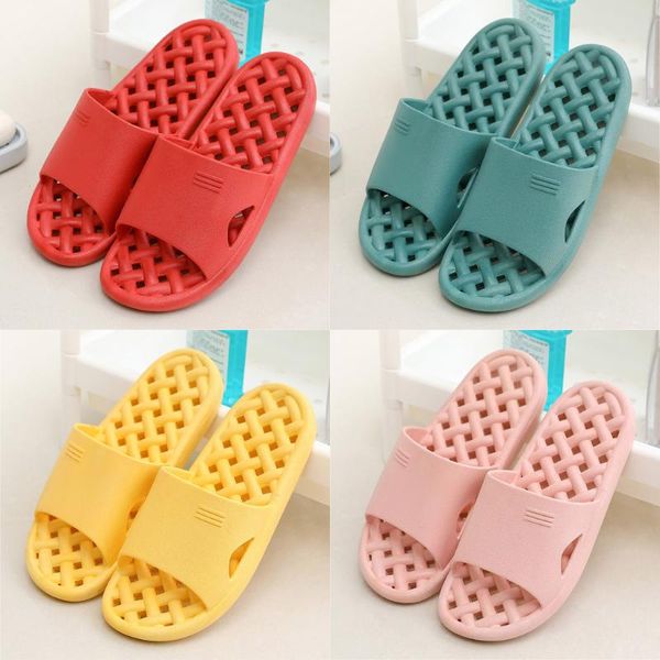 

sandals women platform home slippers bathroom household slippers indoor couple #s, Black