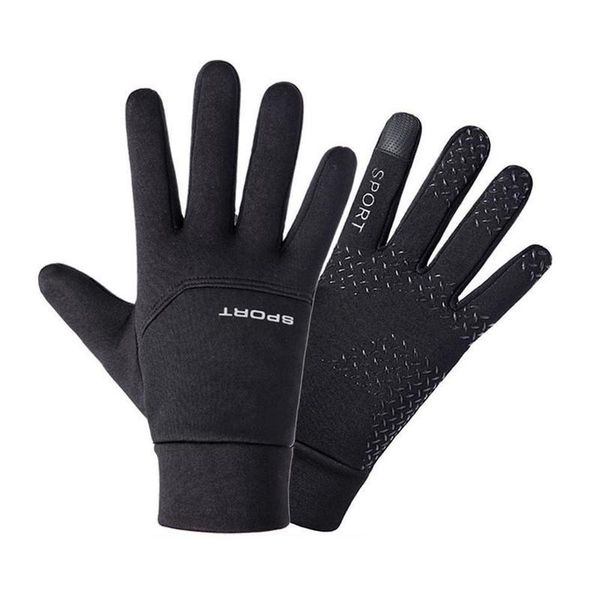 

newthermal football gloves grip boys kids waterproof outfield field player sports cycling bicycle bike