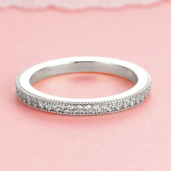 

fashion tonglin s925 sterling silver micro-inlaid zircon ring female e-commerce index finger ring whole body silver ring ornament wholesale