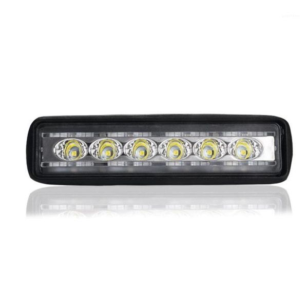 

car led work light red blue flash 18w 6leds off-road vehicle inspection lights automobile working bar 6000k1