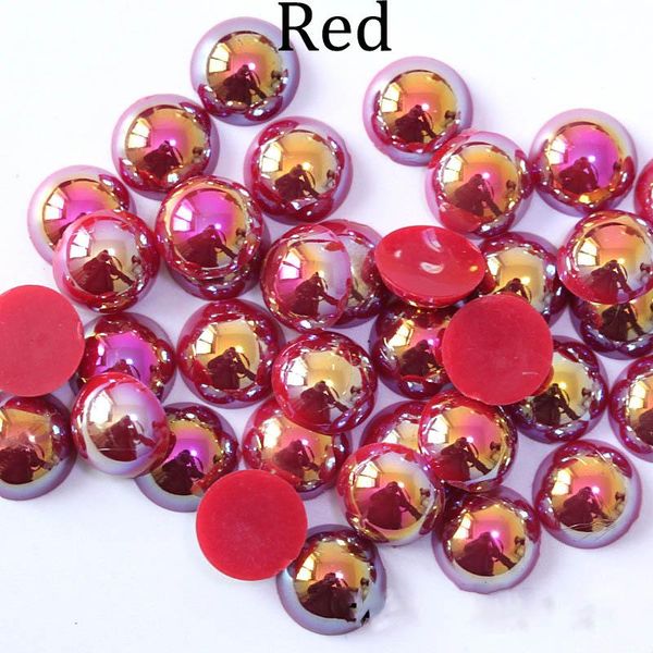 

2 3 4 5 6 8 10 12 14 mm imitation pearl round half bead black ab colors beads for jewelry h bbyhbf