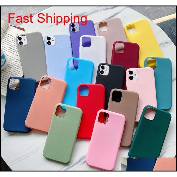 

ultra slim matte candy color soft tpu case for iphone 12 11 pro max xs max xr x 8 7 6 plus se 2020 samsung s20 fe note 20 ultra a51 a7 fvkab