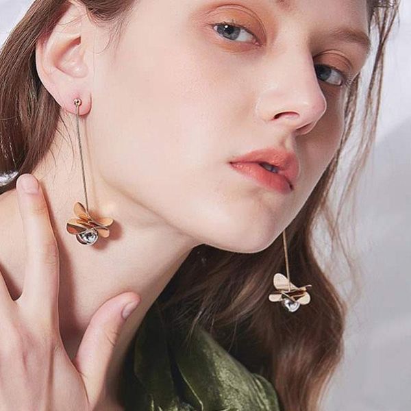 

творческое gold tone болл длинные мотаться серьги для женщин 2020 металл стиль падение серьги ювелирные изделия femme bijoux brincos, Silver