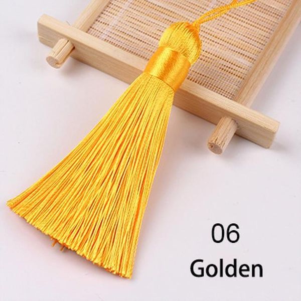 

wholesale 12pcs lot 8cm short fat tassel silk fringe sewing bang tassel trim decorative key tassels for curtain home decoration h qylgfs