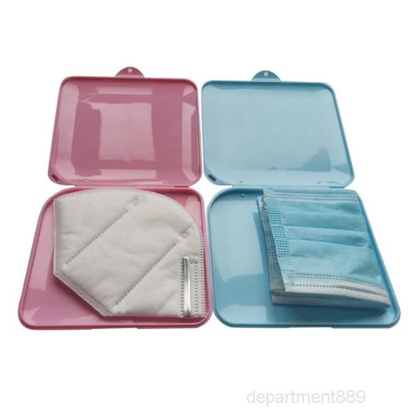 

a-boxes outdoor portable dustproof face shield mask box waterproof masks cover temporary storage organizer holder dhe127