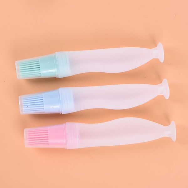 

sile kitchen gadgets portable temperature resistant bbq basting brushes oil bottle brush baking accessories barbecue tools h jllpce