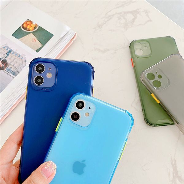 

wholesale dhl phone for iphone12 candy case tpu anti-drop tpu iphone11promax phone suitable multi colors iphone12 case color rrbrg
